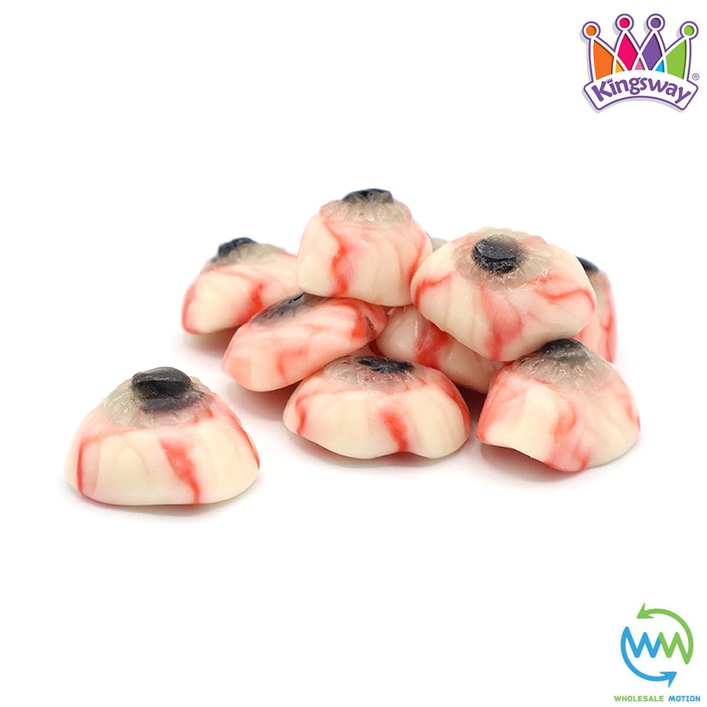 Halloween JELLY EYEBALLS GUMMIES Sweets KINGSWAY Trick or Treat Gummy CANDY Eye