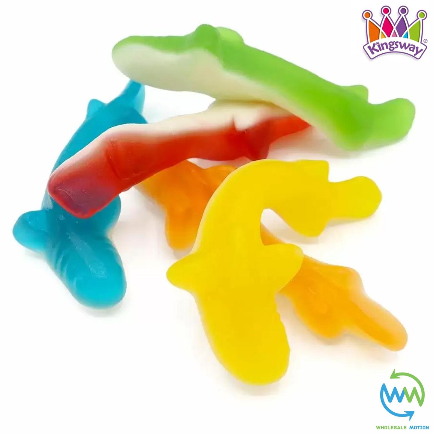 JELLY SHARKS Sweets GUMMY Candy Foam FRUIT SHARK GUMMIES Kingsway PICK N MIX UK