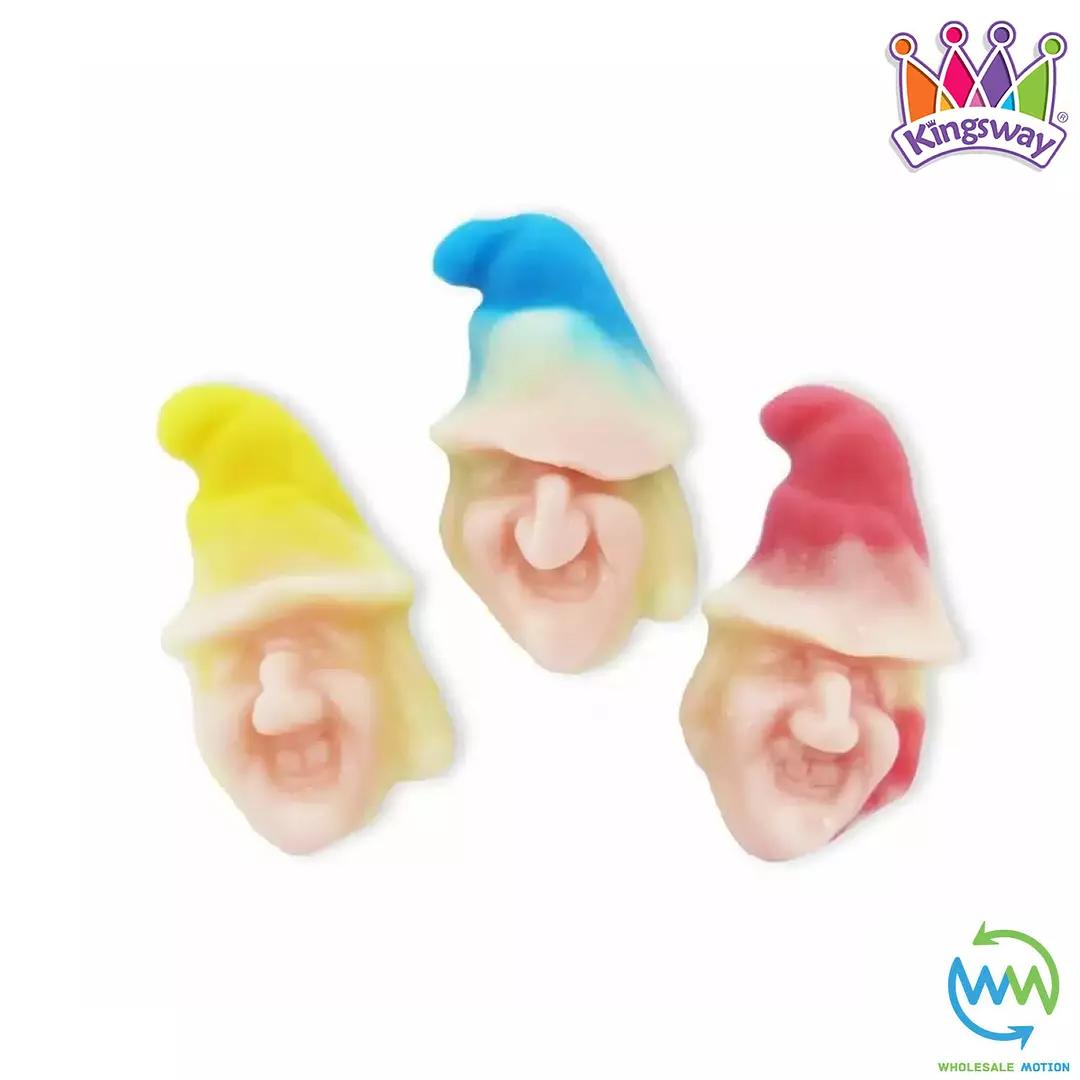 Halloween GUMMY WITCHES HEADS Sweets TRICK OR TREAT Party CANDY Jelly Gummies Jellies SCARY SPOOKY Fruity Bag Kingsway Snack UK