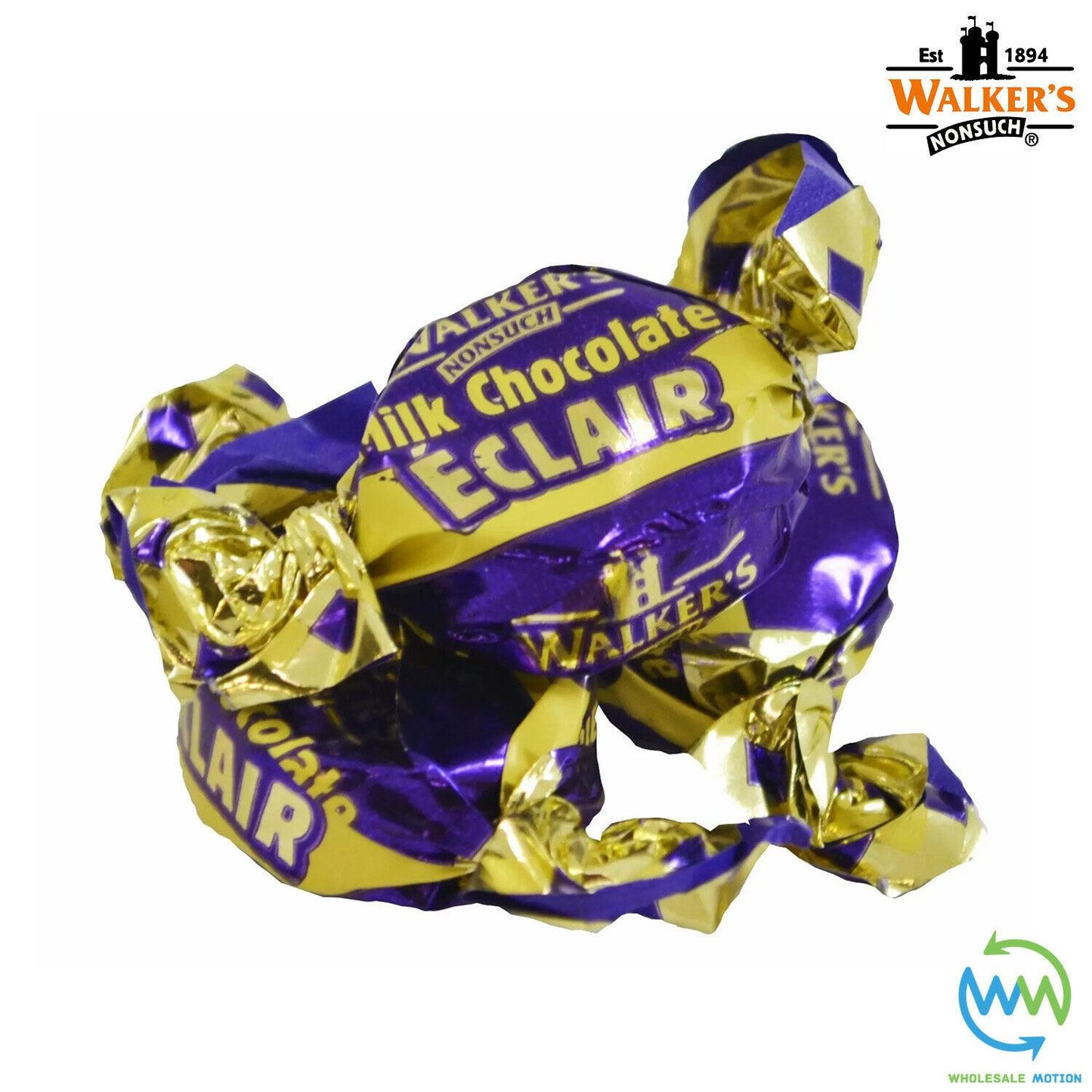 Walkers Nonsuch MILK CHOCOLATE ECLAIRS Retro Toffees PICK N MIX SWEETS Candy Bag Traditional Snack