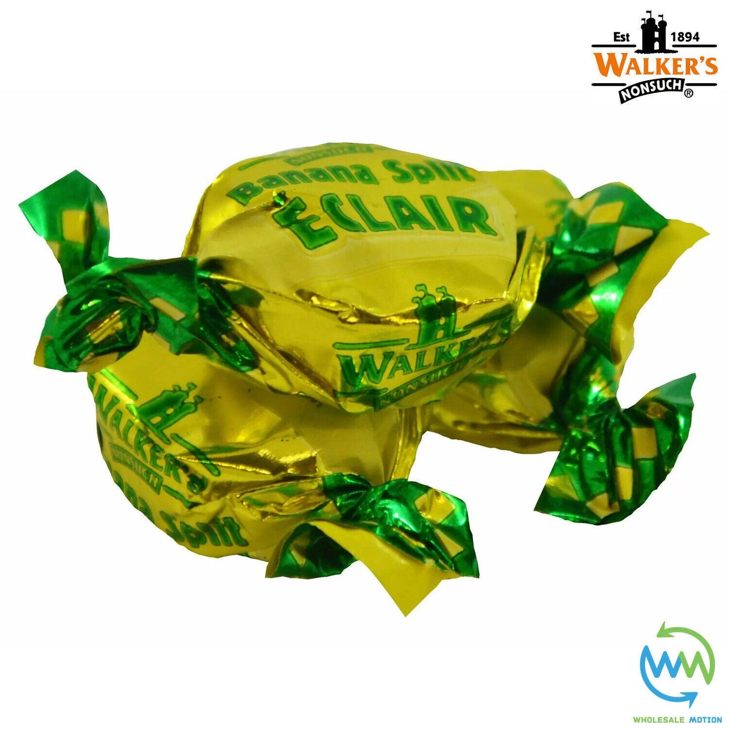 Walkers Nonsuch BANANA SPLIT ECLAIRS Retro Toffees PICK N MIX SWEETS Candy Bag Traditional
