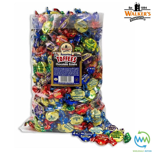 Walkers Nonsuch ASSORTED TOFFEES & ECLAIRS Retro PICK N MIX SWEETS Party CANDY Traditional Chocolate Snack