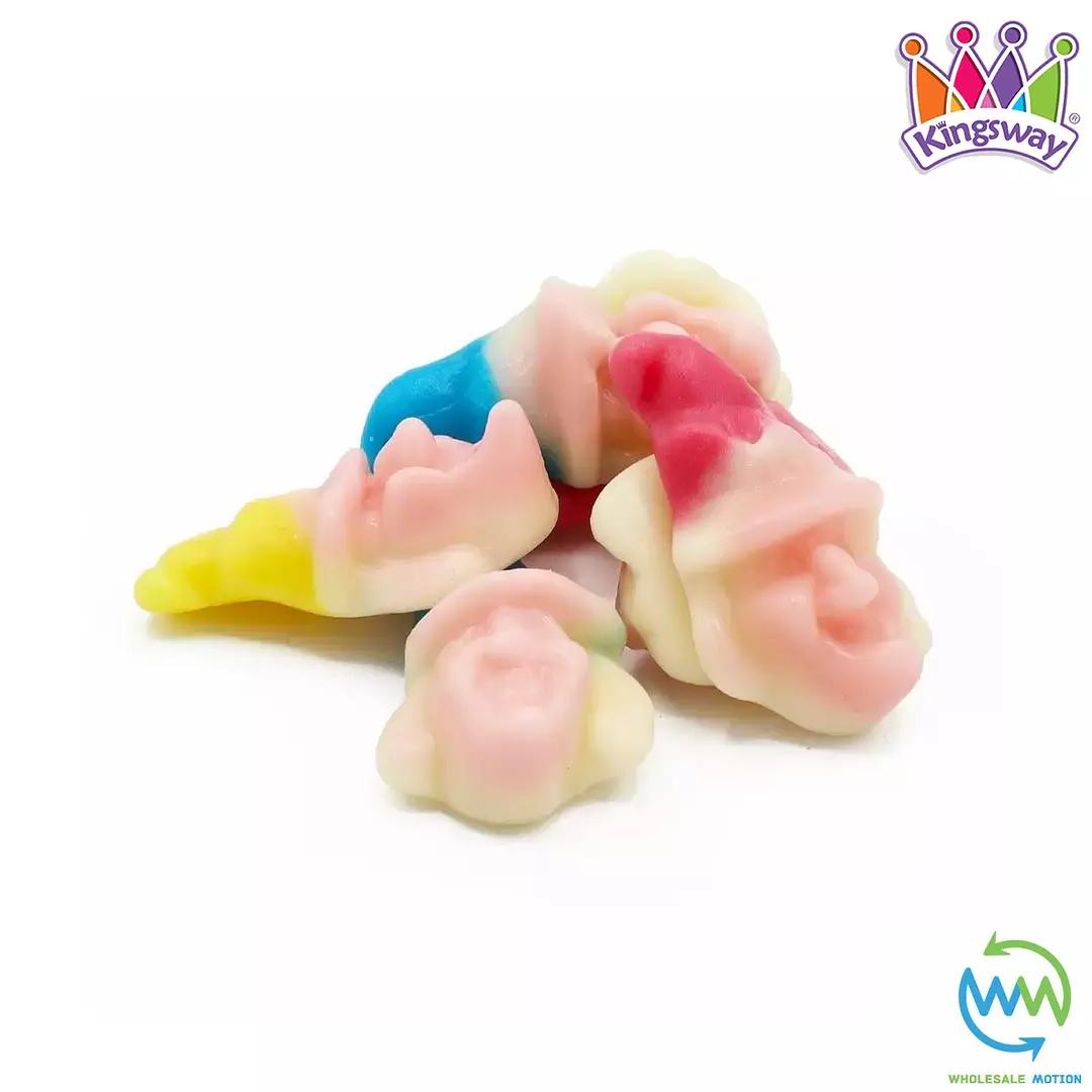 Halloween GUMMY WITCHES HEADS Sweets TRICK OR TREAT Party CANDY Jelly Gummies Jellies SCARY SPOOKY Fruity Bag Kingsway Snack UK