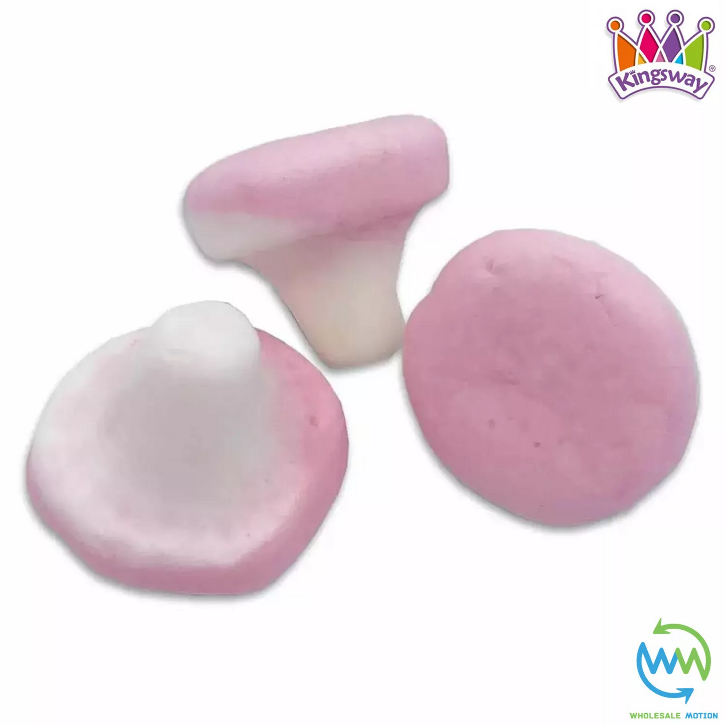 STRAWBERRY MUSHROOMS Sweets GUMMY Candy FOAM MUSHROOM JELLY Kingsway Gummies Jellies PICK N MIX Snack