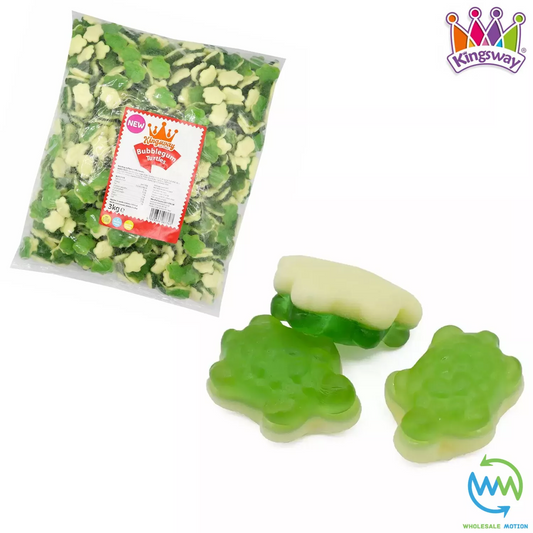 BUBBLEGUM TURTLES Sweets GUMMY Candy GREEN Foam Vegan JELLY Gummies JELLIES Candies Snack Kingsway PICK N MIX