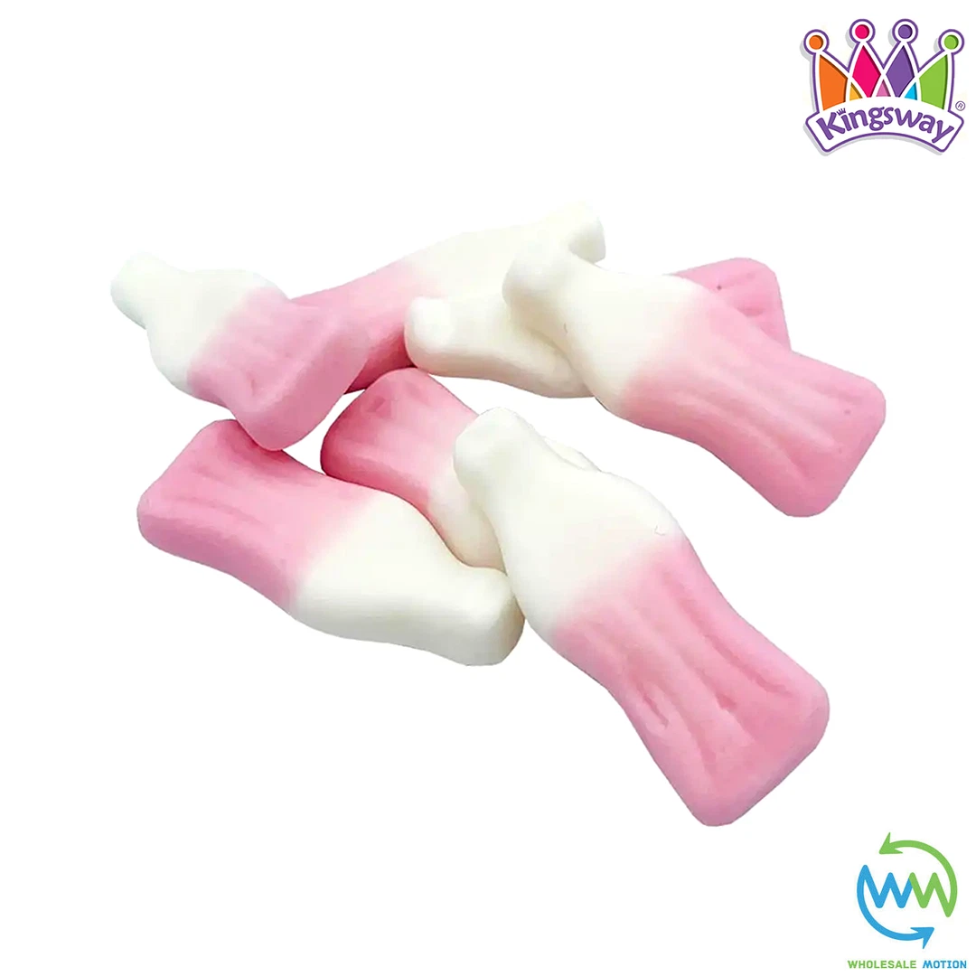 STRAWBERRY Milkshake BOTTLES Sweets GUMMY Candy FOAM JELLY Gummies JELLIES Candies Snack Kingsway PICK N MIX