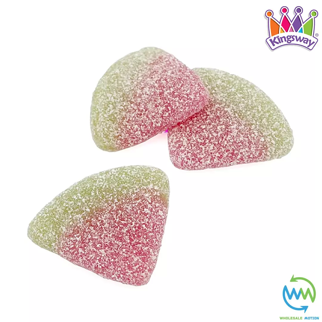 SOUR MELON SLICES Fizzy SWEETS Candy FRUITY Gummy Jelly Kingsway PICK N MIX UK Candies JELLIES GUMMIES Snack