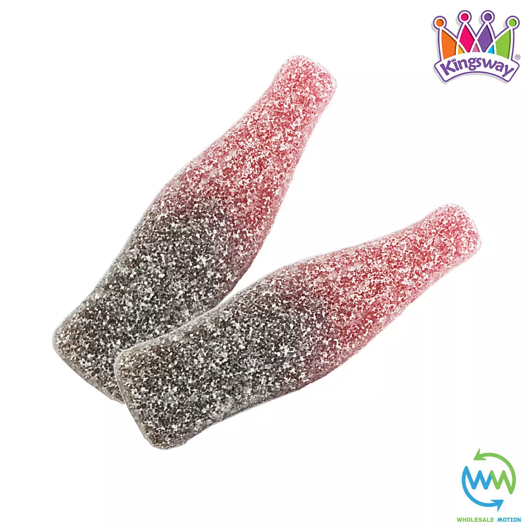JUMBO FIZZY CHERRY COLA Bottles Sweets GUMMY Candy JELLY Kingsway PICK N MIX UK Candies Jellies Gummies Snack