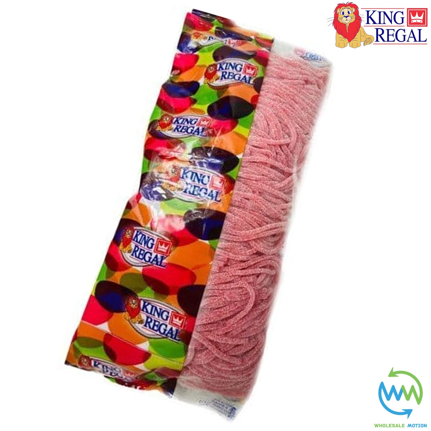 SOUR STRAWBERRY SPAGHETTI LACES Sweets GUMMY Jellies Candy Gummies JELLY King Regal PICK N MIX Snack Treat Lace Sugar Coated
