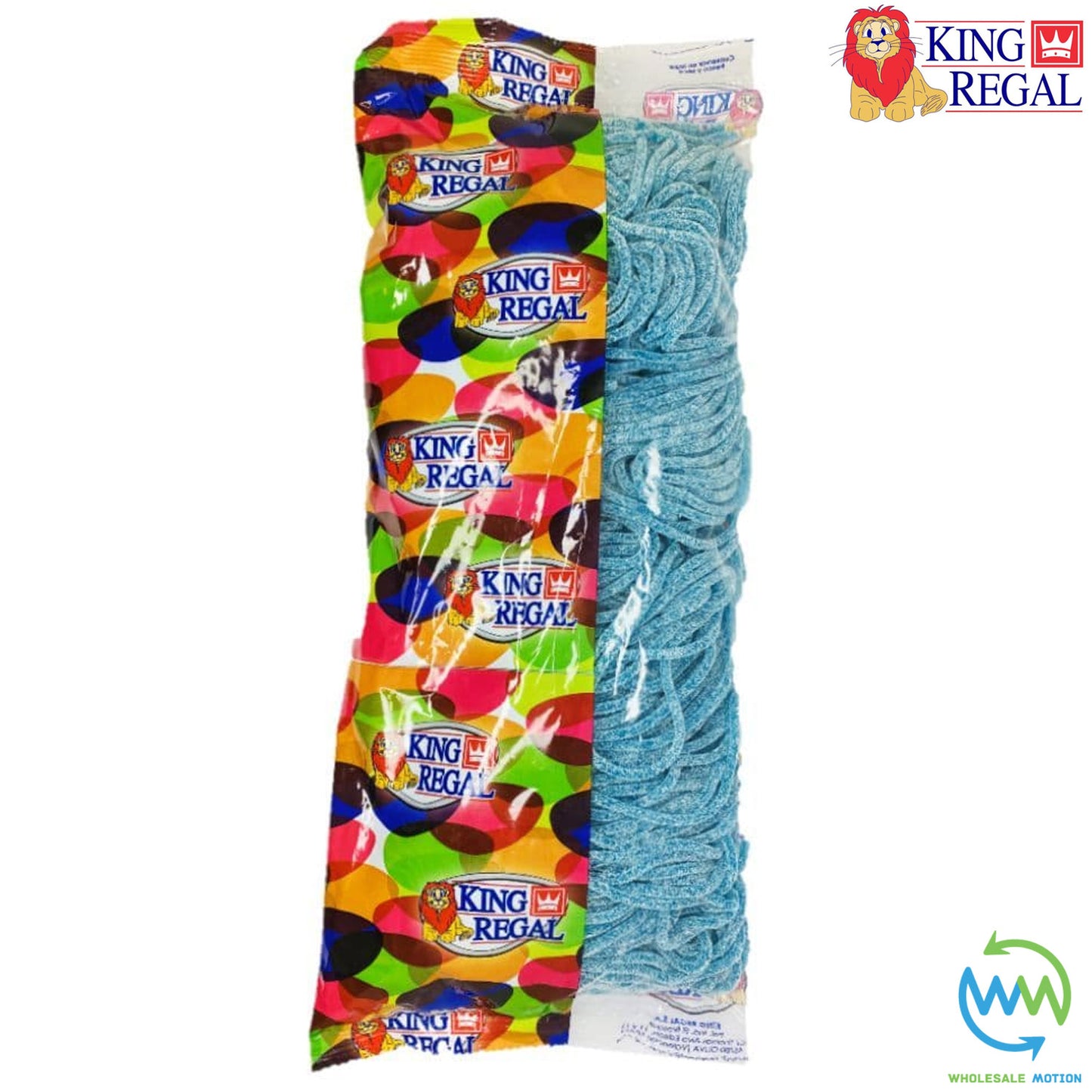SOUR BLUE RASPBERRY SPAGHETTI LACES Sweets GUMMY Jellies Candy Gummies JELLY King Regal PICK N MIX Snack Treat Lace Sugar Coated