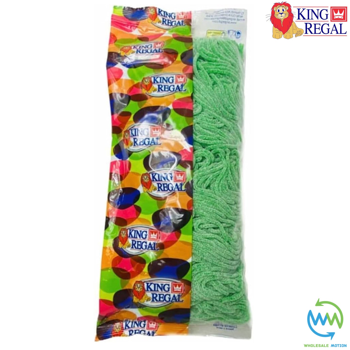 SOUR APPLE SPAGHETTI LACES Sweets GUMMY Jellies Candy Gummies JELLY King Regal PICK N MIX Snack Treat Lace Sugar Coated