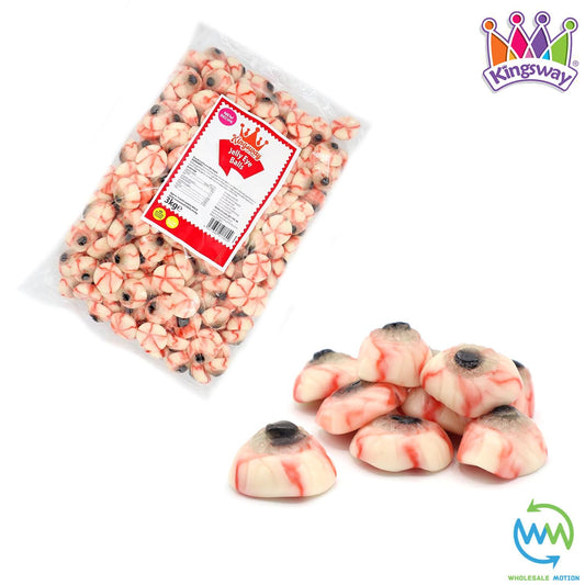Halloween JELLY EYEBALLS GUMMIES Sweets KINGSWAY Trick or Treat Gummy CANDY Eye