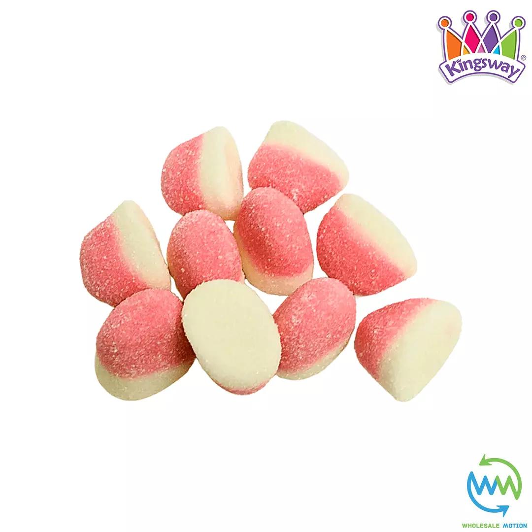 STRAWBERRY Dreams SUGAR COATED Sweets GUMMY Candy FOAM JELLY Candies JELLIES Gummies Snack Kingsway PICK N MIX