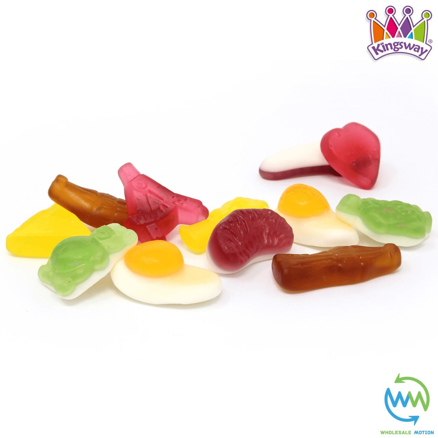 JELLY MIX Sweets GUMMY Candy JELLIES Gummies ASSORTED FRUITY Kingsway PICK N MIX Snack Fruit Treat Hearts Bottles Eggs