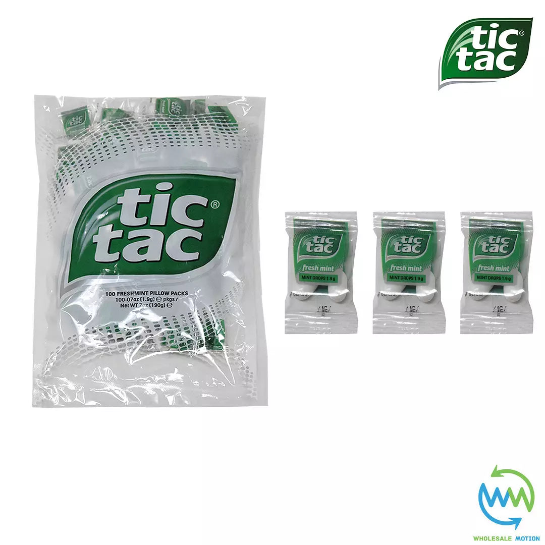 TIC TAC Mint PILLOW Pack INDIVIDUAL Wrapped SWEETS Portion MINTS Catering CANDY
