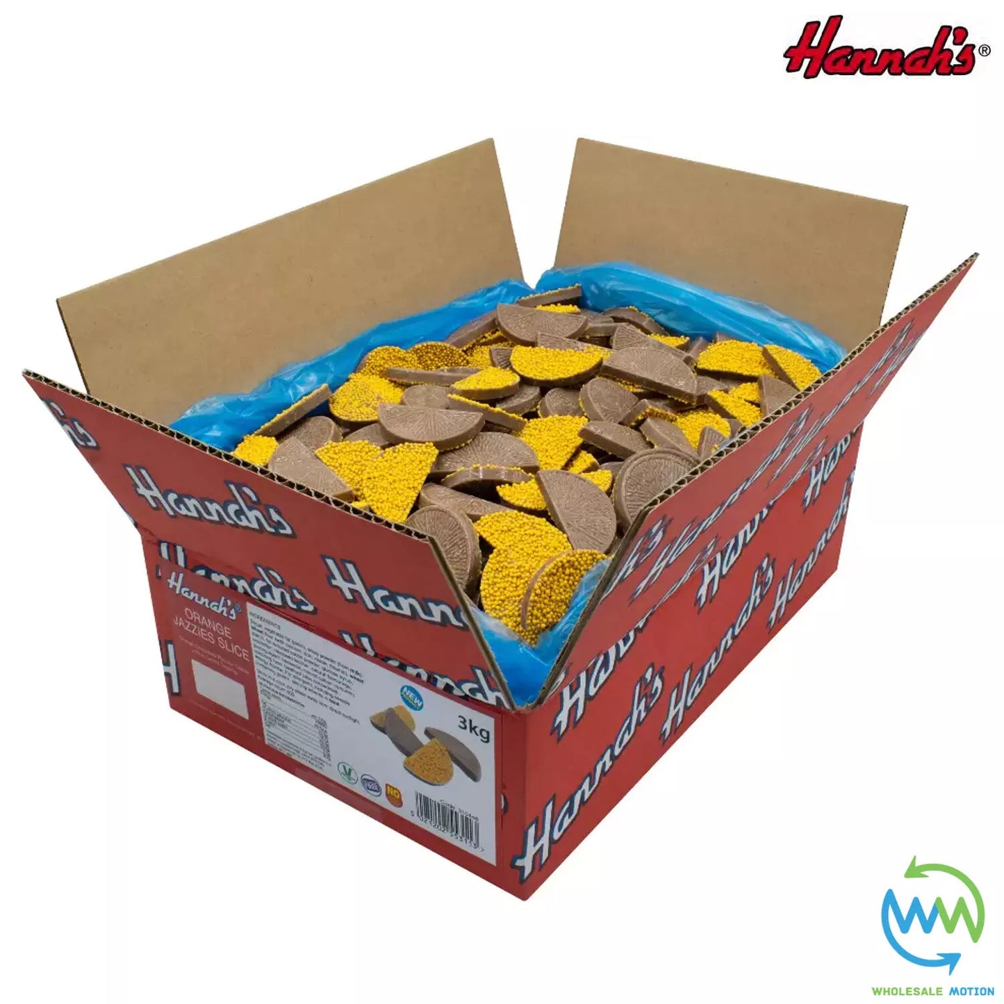 Hannah's ORANGE JAZZIES SLICES Milk Chocolate PICK N MIX Christmas PARTY Jazzles