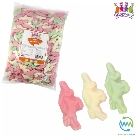 Kingsway JELLY UNICORNS Sweets CHEWY Gummies TREATS CANDY Party Gummy PICK N MIX Magic Jellies For Her Girls Gift Christmas