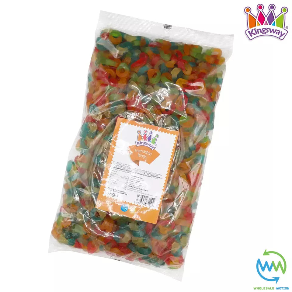 FRIENDSHIP RINGS Sweets WEDDING Candy ANNIVERSARY Valentines Day Gummy CANDIES Jellies GUMMIES Snack Kingsway PICK N MIX UK