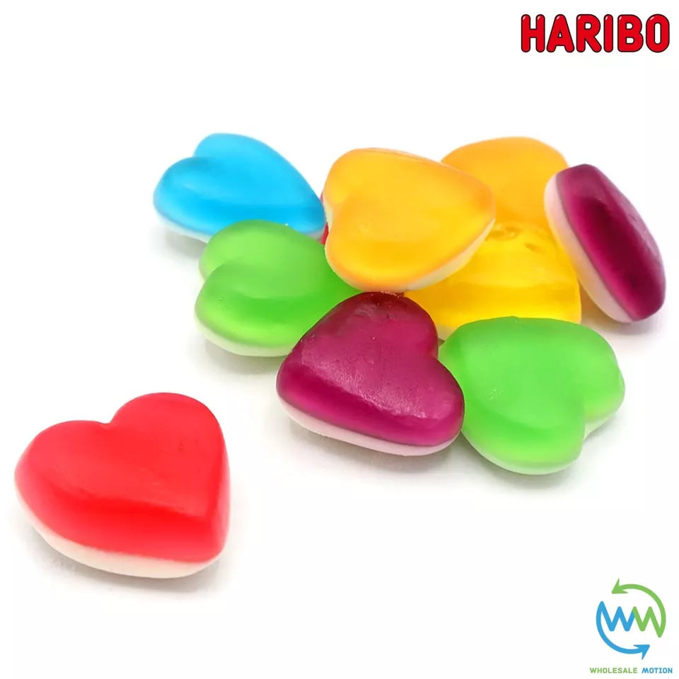 HARIBO MULTICOLOURED HEART THROBS Sweets VALENTINES DAY Candy WEDDING PICK N MIX