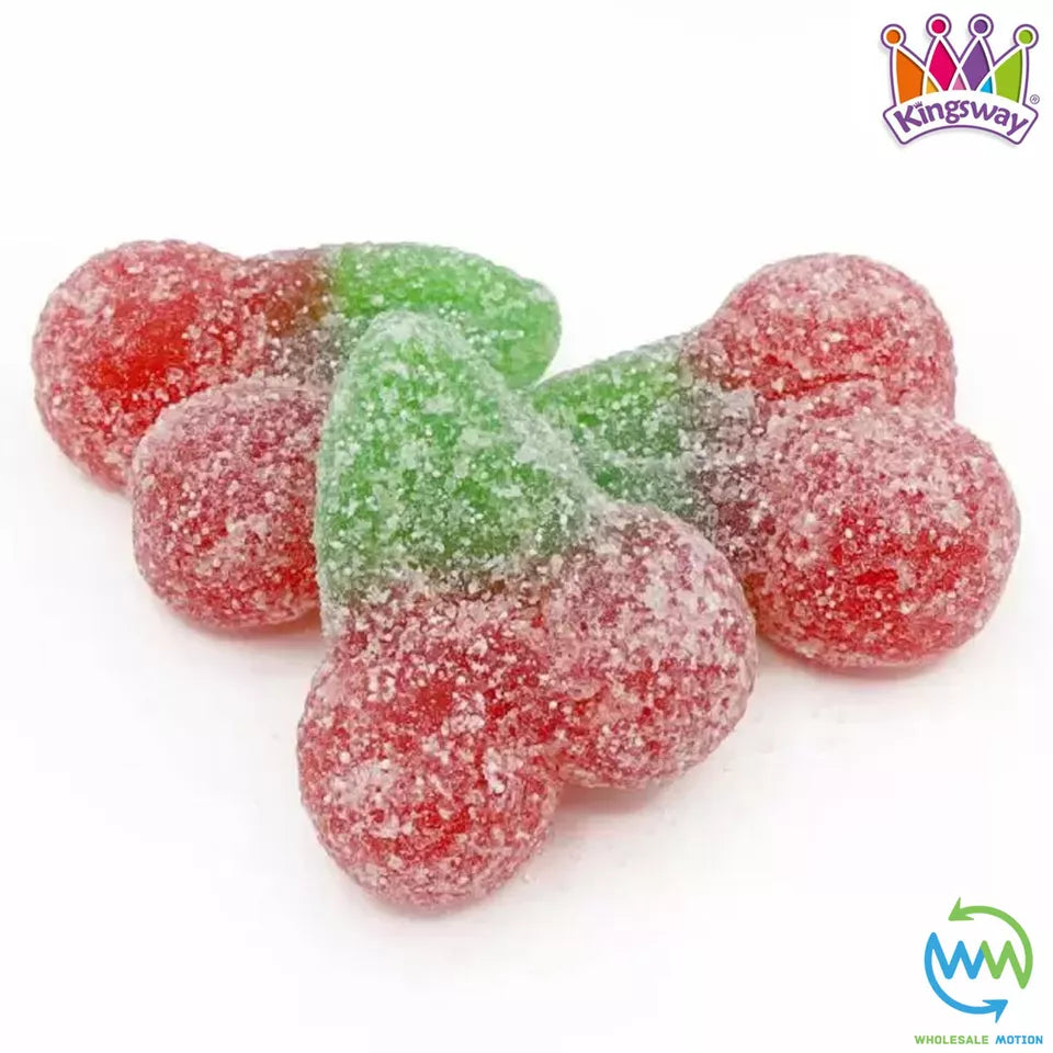 Kingsway Mega Value Vegan Range Fizzy Twin Cherries Bag 2.5kg