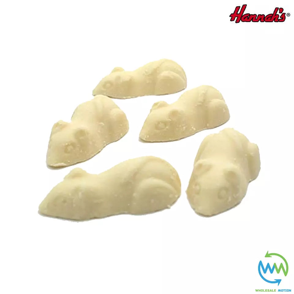 Hannah's WHITE MICE Chocolate PICK N MIX Novelty Party Bag Fillers UK Cream Milk Wedding Gift Candy Treat