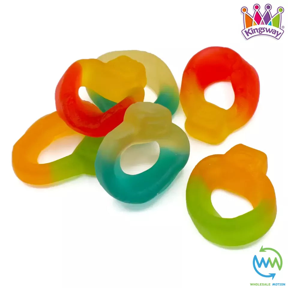 FRIENDSHIP RINGS Sweets WEDDING Candy ANNIVERSARY Valentines Day Gummy CANDIES Jellies GUMMIES Snack Kingsway PICK N MIX UK