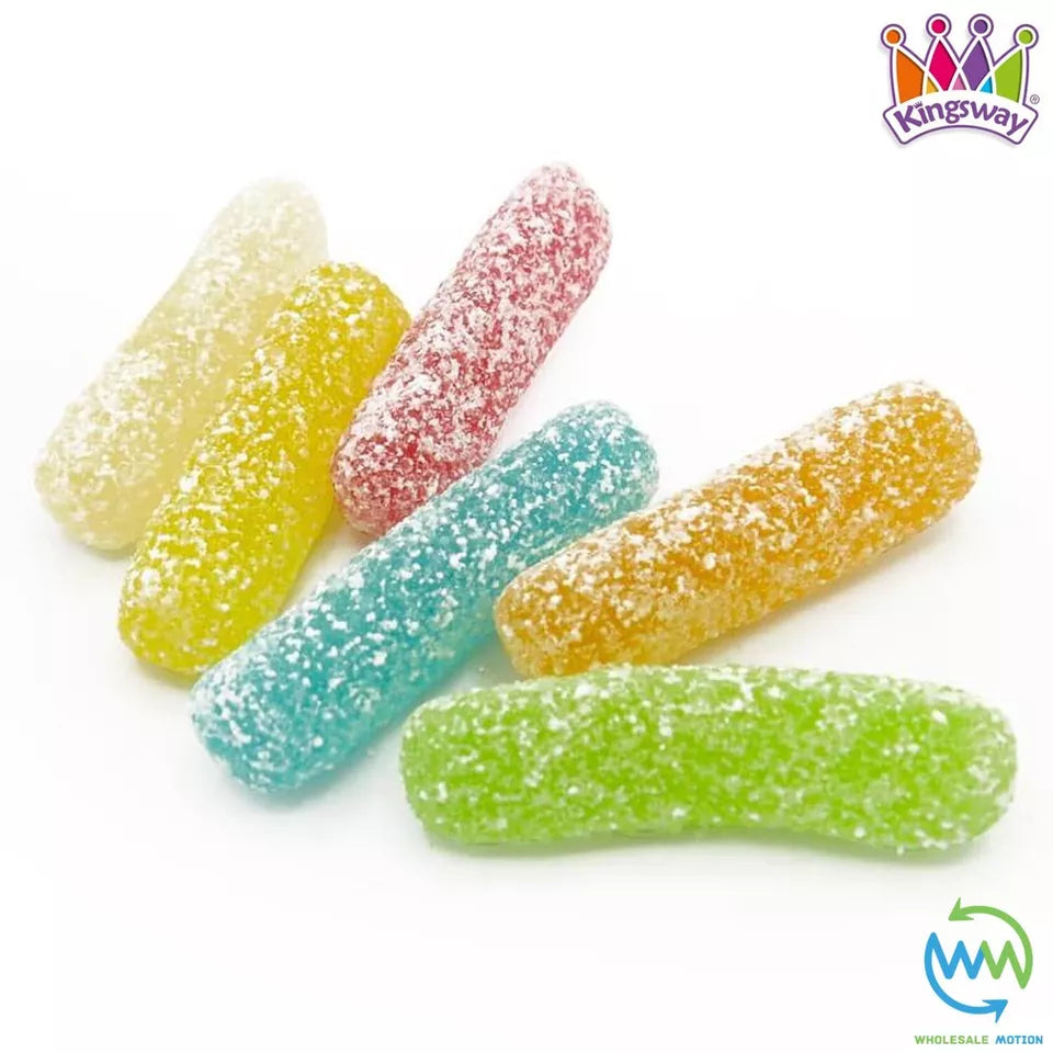 FIZZY CHIPS Sweets GUMMY Candy SOUR JELLY Gummies JELLIES Kingsway PICK N MIX UK Snack Party Bag Filler