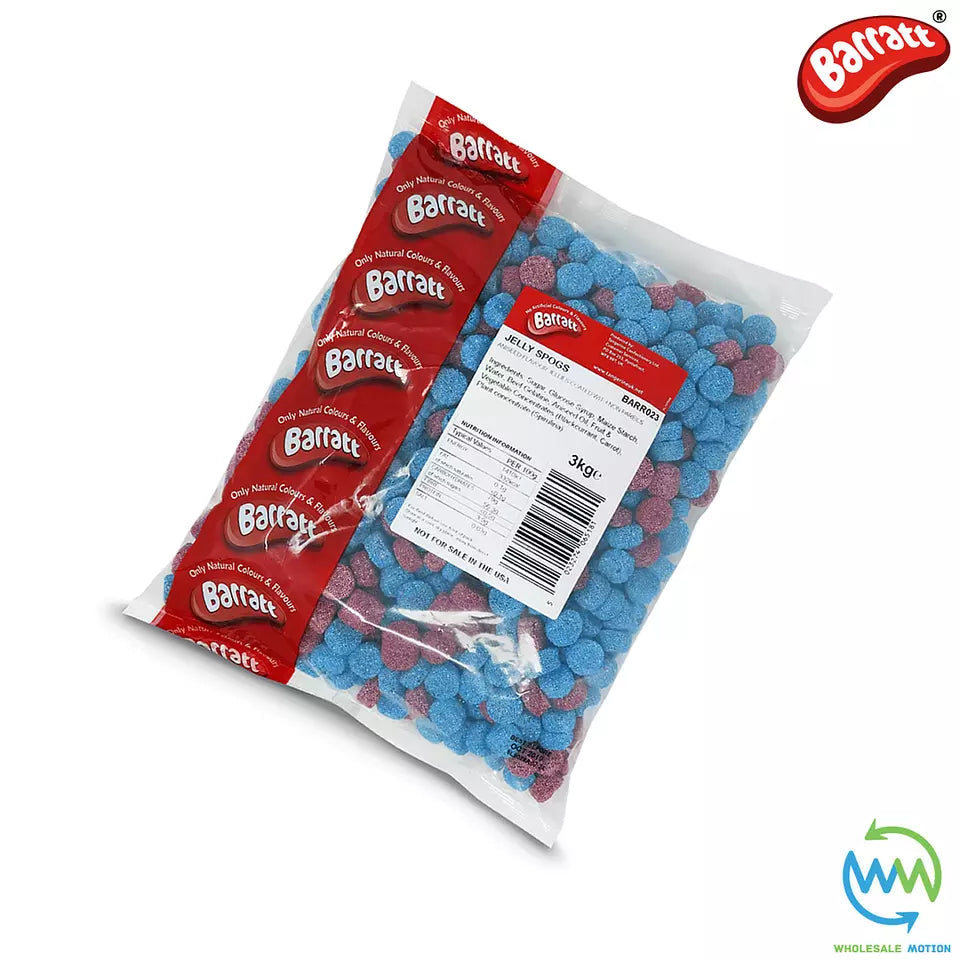BARRATT JELLY SPOGS Sweets RETRO Candy WEDDING Favours GIFT Buttons PICK N MIX