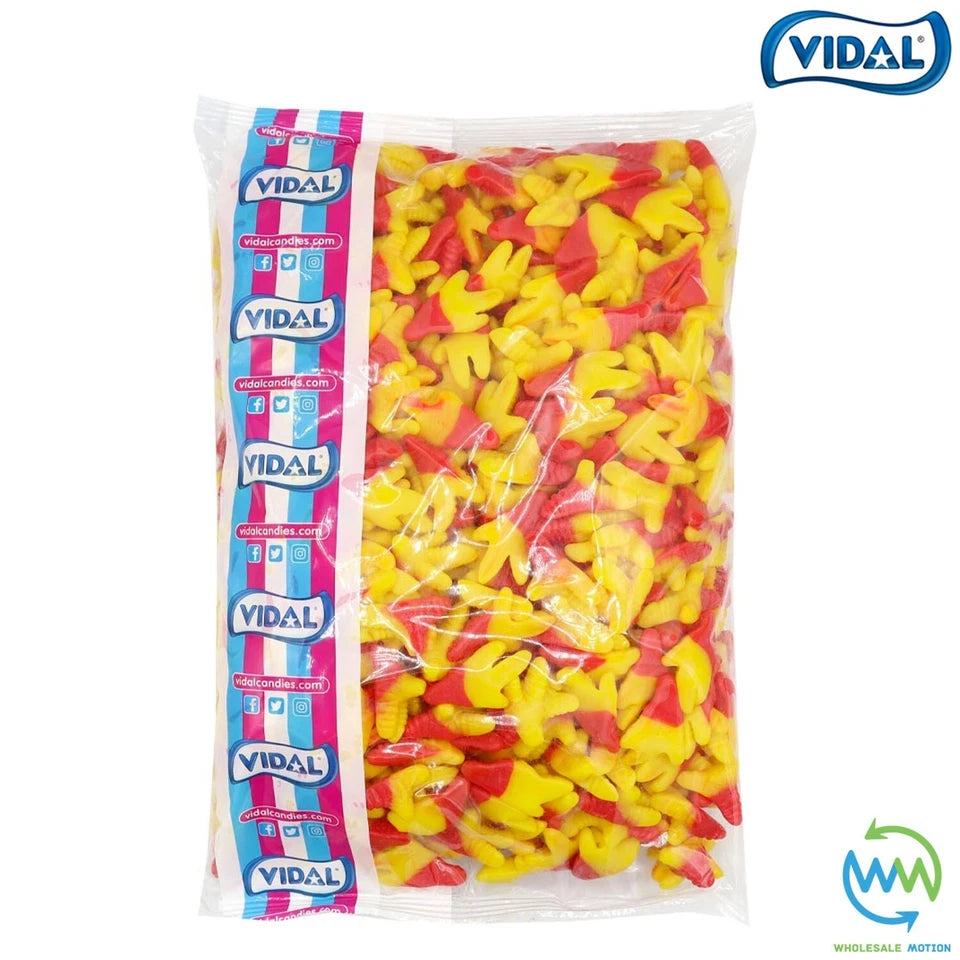 CHICKEN FEET Sweets GUMMY Candy Jelly FRUITY Jellies GUMMIES Vidal PICK N MIX UK Fruit Foot Snack Party Bag Filler Gift
