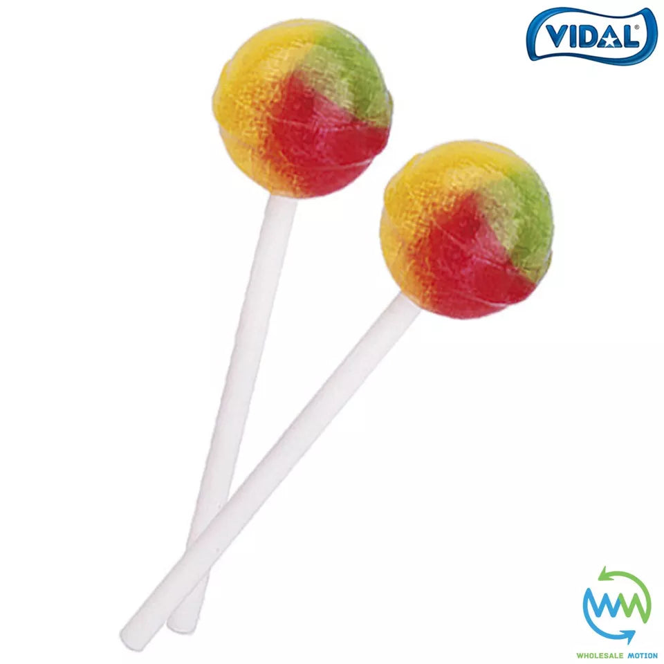 Vidal Lotta Lollies TRAFFIC LIGHT Lolly SWEETS Candy HARD BOILED Fruit PARTY BAG FILLER Snack Treat Gift loli pops
