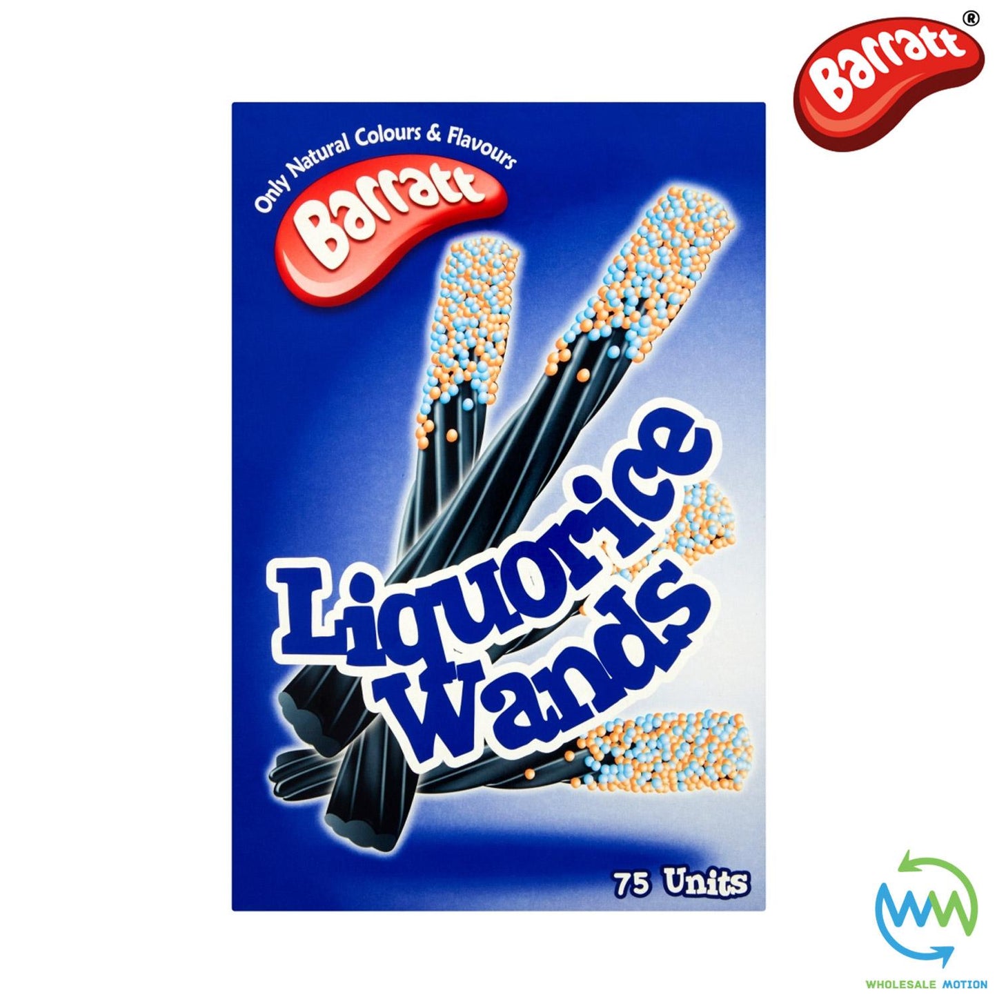 Barratt LIQUORICE WANDS Sweets CANDY Black Gummy Wand Stick Jelly PICK N MIX NEW Snack Gummies Jellies
