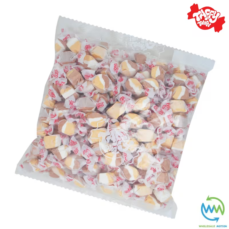 S'MORES SALT WATER TAFFY Sweets SOFT CANDY Taffies SWEET Chewy CHOCOLATE Marshmallow BISCUIT Smores Retro SMORE S'more Party INDIVIDUALLY WRAPPED Fruity SWEET Candy Gummy Jelly GUMMIES Jellies Snack Fruit Taffies Toffees
