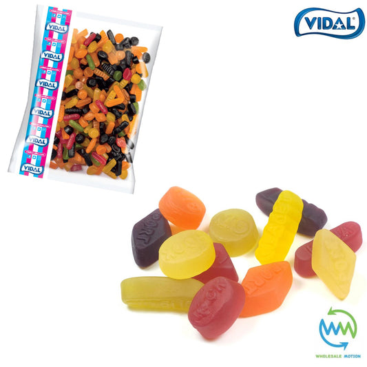 Vidal WINE GUMS Sweets GUMMY Candy Jelly FRUITY Jellies GUMMIES Fruit PICK N MIX UK Fruit Snack Party Bag Filler Gift