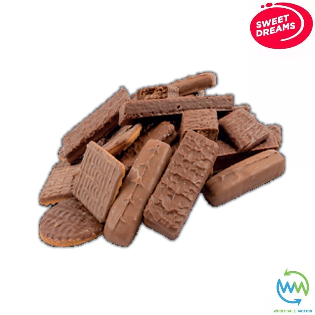 CHOCOLATE BROKEN BISCUIT ASSORTMENT BOX Sweet Dreams HUGE BIG VALUE 1kg BOXES Snack Biscuits Cookie Cooky