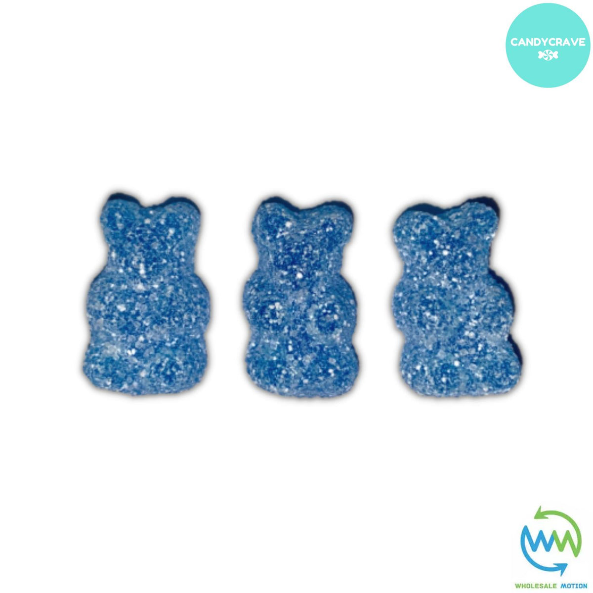 FIZZY BLUE BEARS Sweets CANDY Jelly GUMMY Jellies GUMMIES Sugar Coated Bear Snack WEDDING GIFT Party Bag Filler CANDIES Candycrave PICK N MIX UK