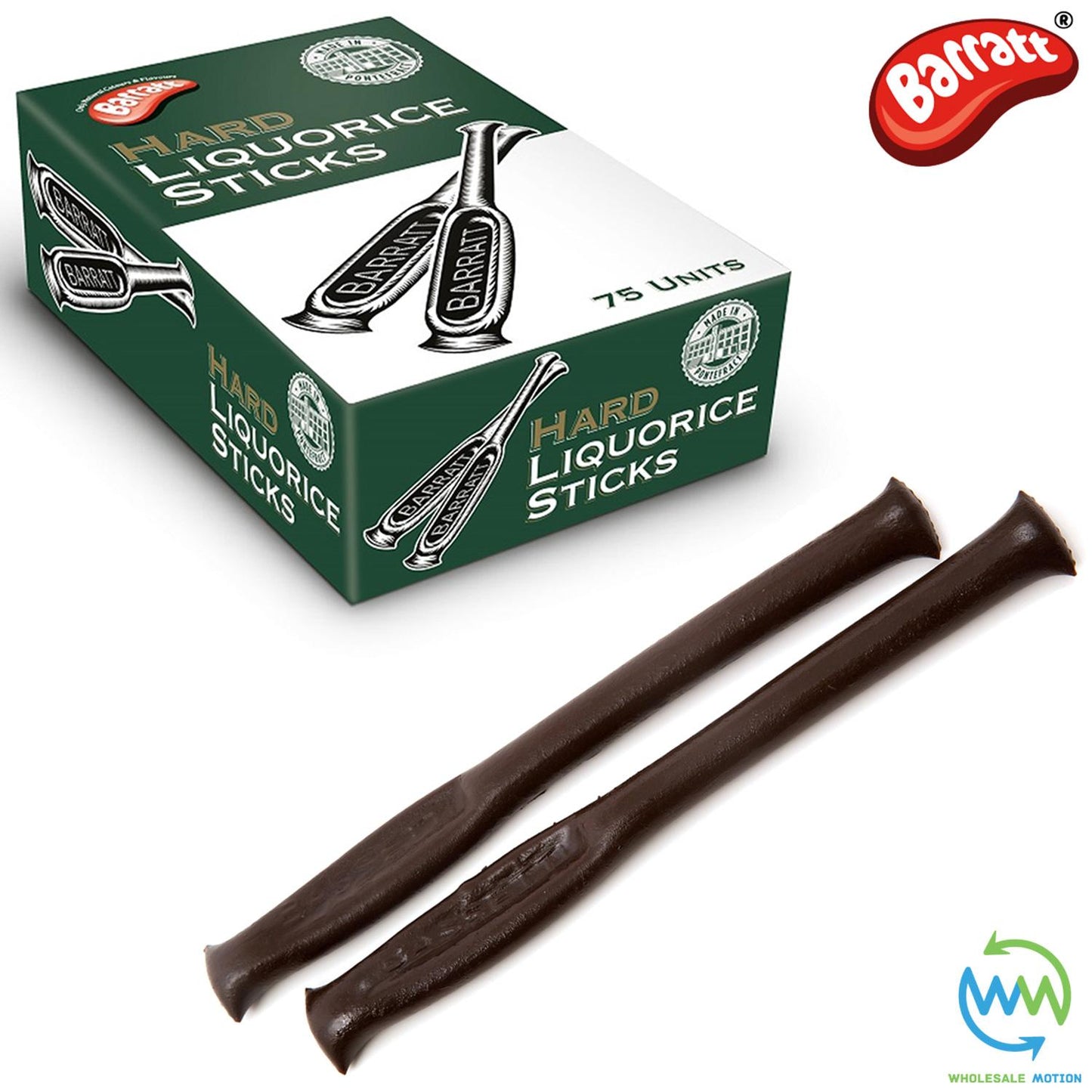 Barratt HARD LIQUORICE STICKS Sweets CANDY Black Gummy Wand Stick Jelly PICK N MIX NEW Snack Gummies Jellies