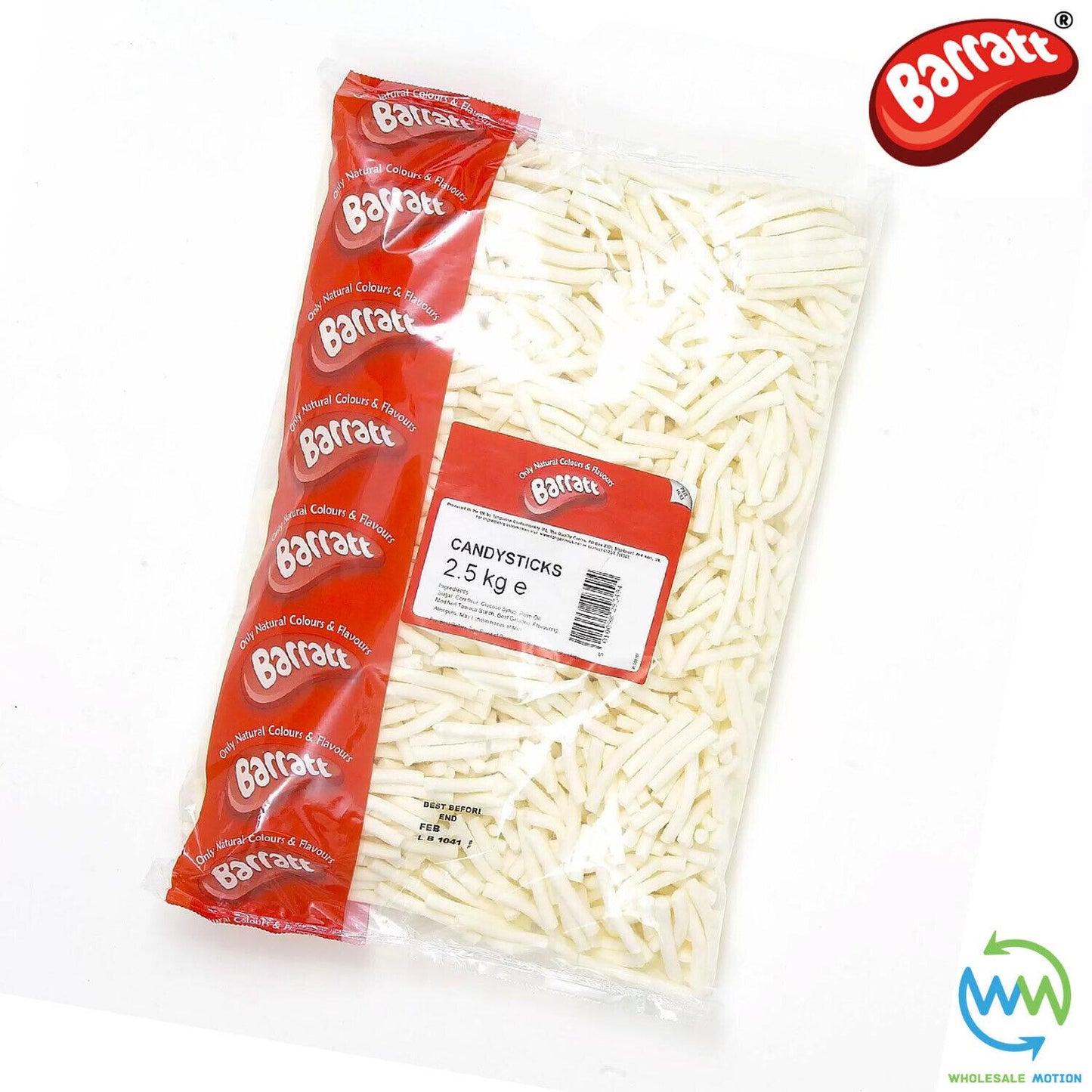 BARRATT CANDY STICKS Sweets RETRO White WEDDING Favours GIFT Stick PICK N MIX UK Snack Candies