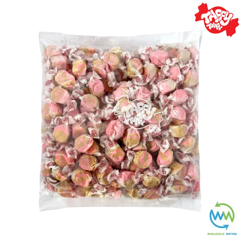 MAPLE BACON SALT WATER TAFFY Sweets SOFT CANDY Taffies SWEET Chewy Retro Party INDIVIDUALLY WRAPPED Fruity SWEET Candy Gummy Jelly GUMMIES Jellies Snack Fruit Taffies Toffees