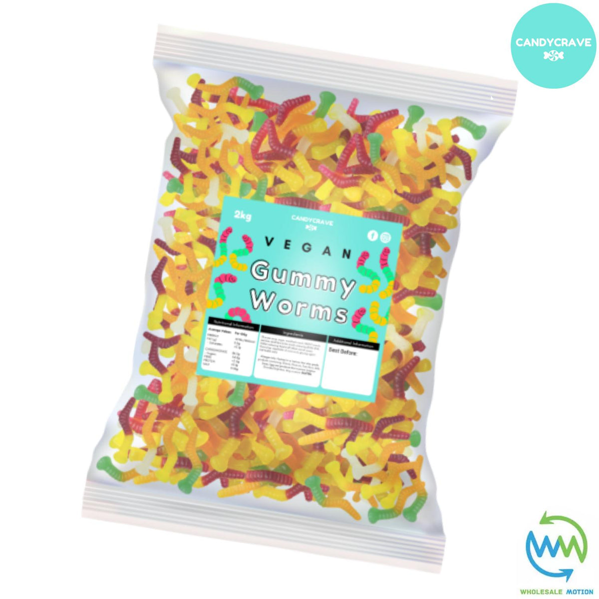 GUMMY WORMS Sweets CANDY Jelly GUMMIES Jellies WORM Snack FRUITY Fruit WEDDING GIFT Party Bag Filler CANDIES Candycrave PICK N MIX UK
