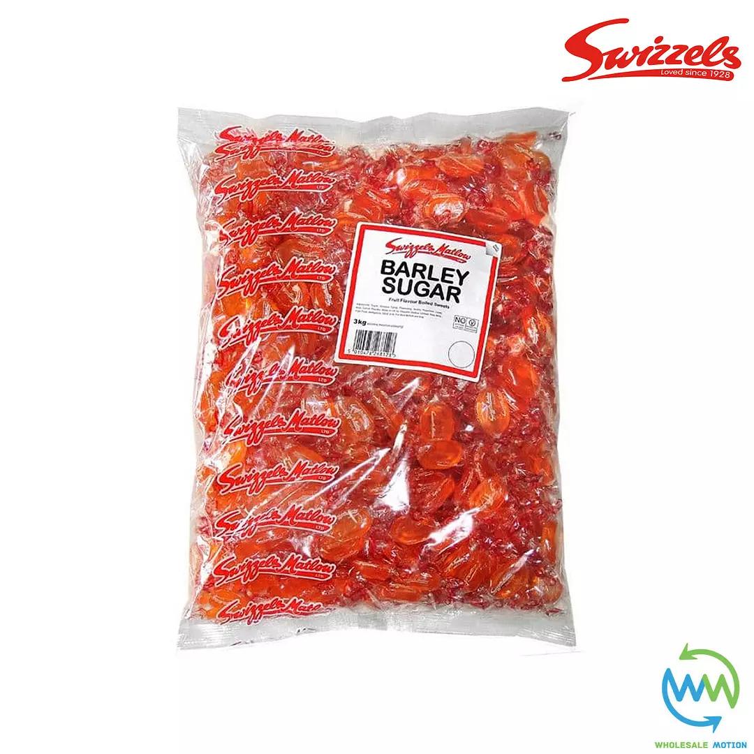 3KG BULK BAG Swizzels BARLEY SUGAR Individual Wrapped 7g SWEETS OVAL Retro CANDY Kids Party Retro CANDY UK Snack SWIZZELS