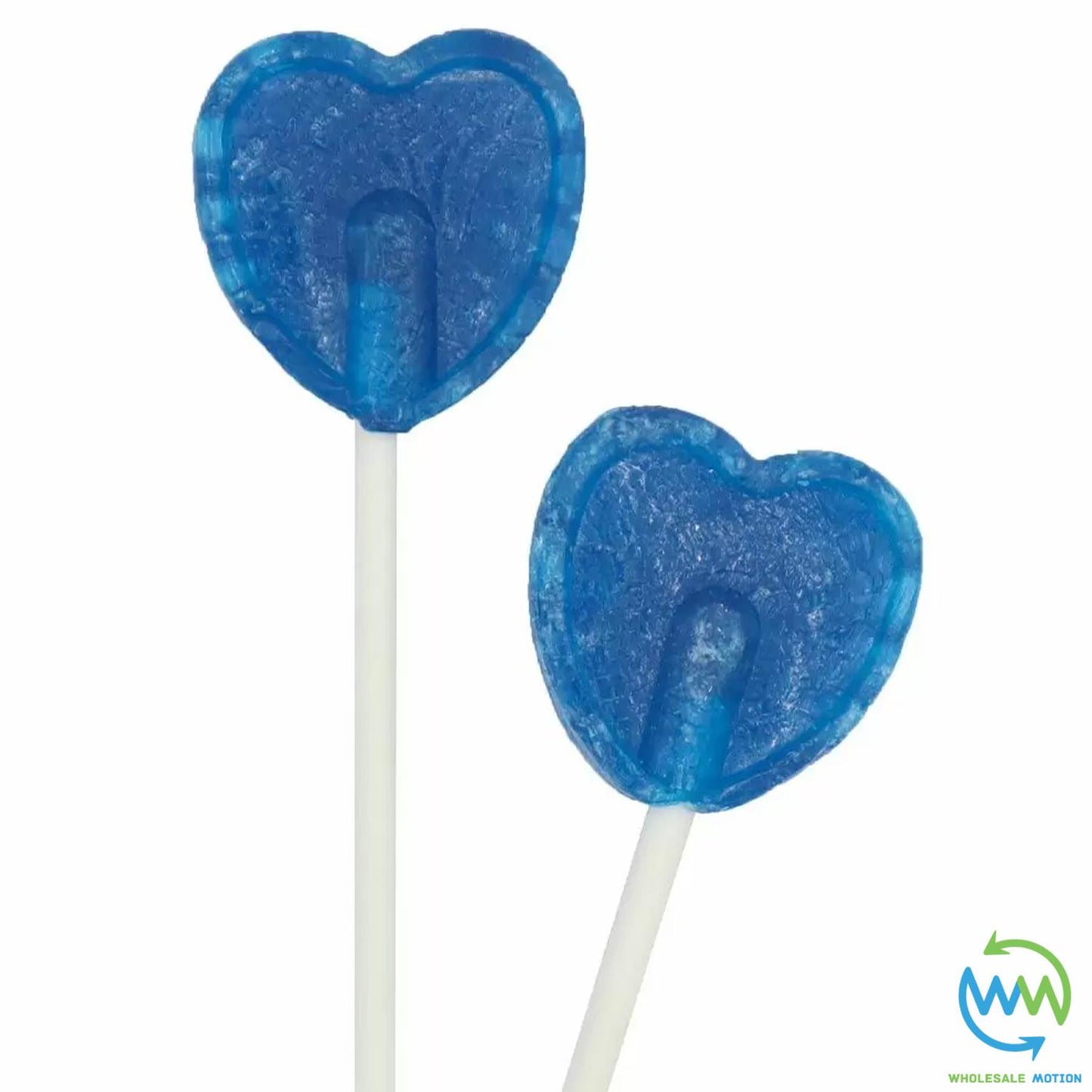 HEART LOLLIPOPS Sweets VALENTINES DAY Candy Love WEDDING Blue Raspberry LOLLY UK