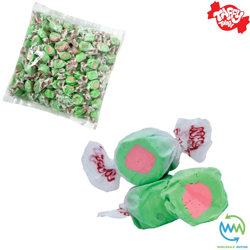 WATERMELON SALT WATER TAFFY Sweets SOFT CANDY Taffies SWEET Chewy Retro Party INDIVIDUALLY WRAPPED Fruity SWEET Candy Gummy Jelly Gummies Jellies Snack Fruit Taffies Toffees