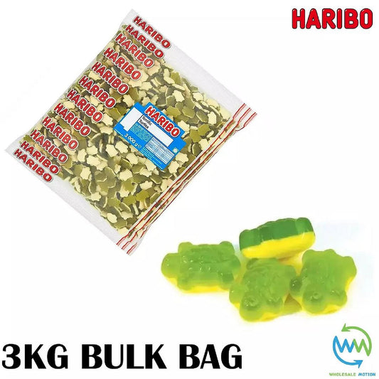 3KG BULK BAG - HARIBO TERRIFIC TURTLES Sweets GUMMY Candy WEDDING Favours Bubblegum PICK N MIX Bubble Gum Gummies Jelly JELLIES Candies Snack