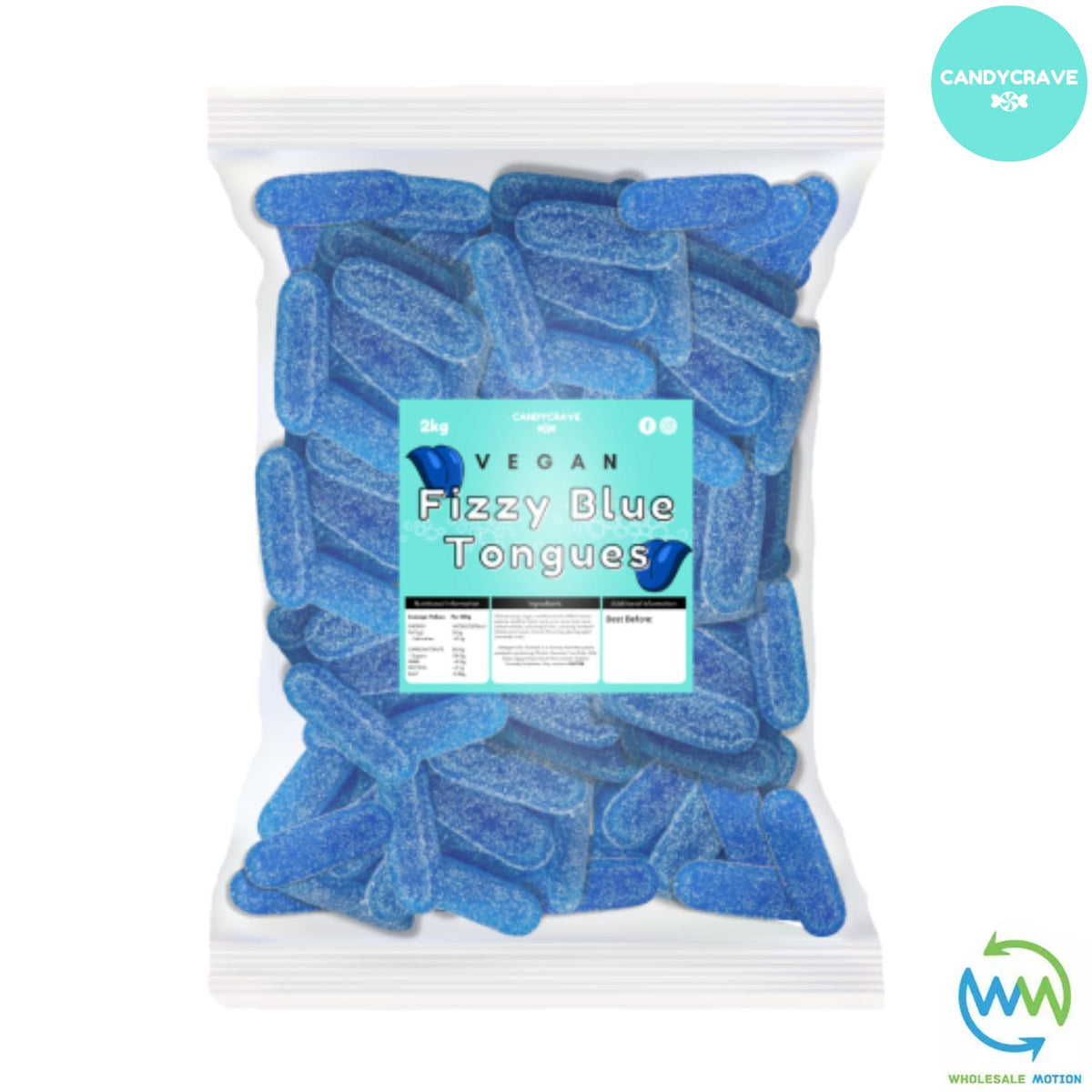 FIZZY BLUE TONGUES Sweets CANDY Jelly GUMMY Jellies GUMMIES Sugar Coated Tongue Snack WEDDING GIFT Party Bag Filler CANDIES Candycrave PICK N MIX UK