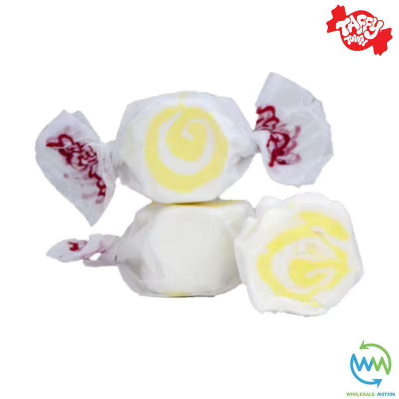PINA COLADA SALT WATER TAFFY Sweets SOFT CANDY Taffies SWEET Chewy Mint MINTY Retro Party INDIVIDUALLY WRAPPED Fruity SWEET Candy Gummy Jelly GUMMIES Jellies Snack Fruit Taffies Toffees