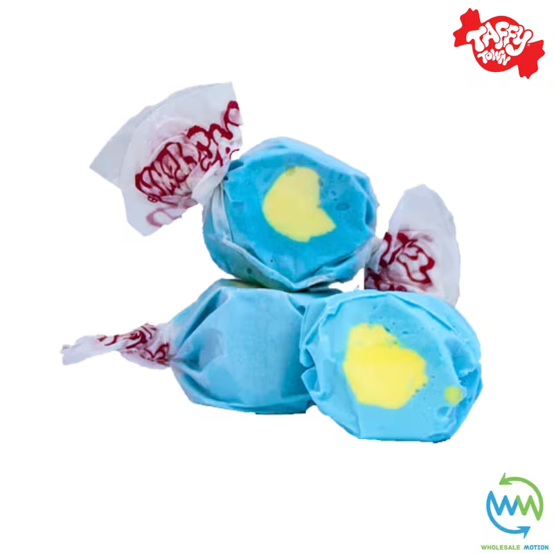 PASSION FRUIT SALT WATER TAFFY Sweets SOFT CANDY Taffies SWEET Chewy Retro Party INDIVIDUALLY WRAPPED Fruity SWEET Candy Gummy Jelly GUMMIES Jellies Snack Fruit Taffies Toffees
