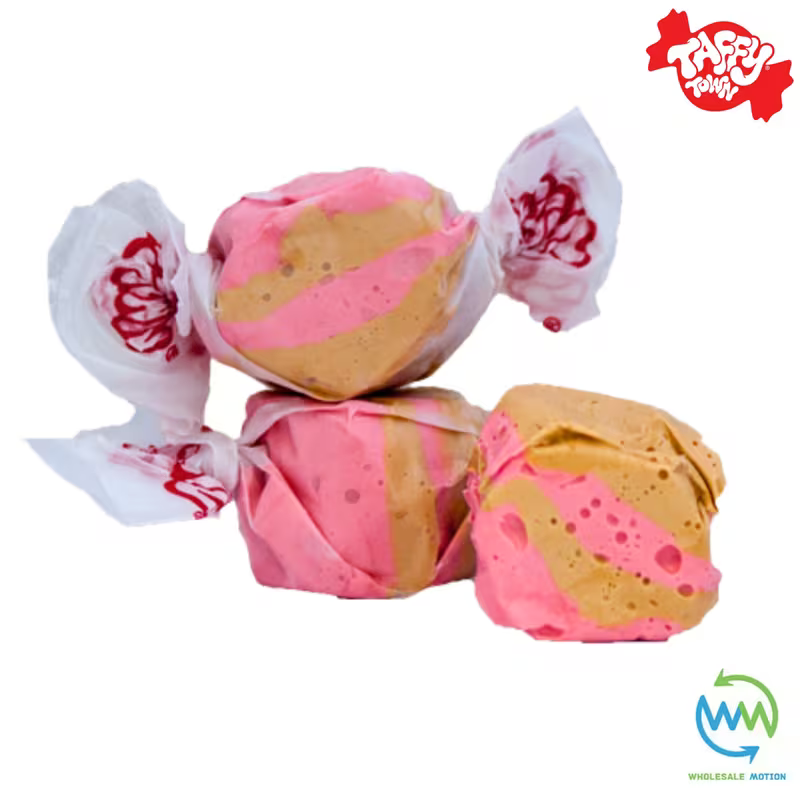 MAPLE BACON SALT WATER TAFFY Sweets SOFT CANDY Taffies SWEET Chewy Retro Party INDIVIDUALLY WRAPPED Fruity SWEET Candy Gummy Jelly GUMMIES Jellies Snack Fruit Taffies Toffees