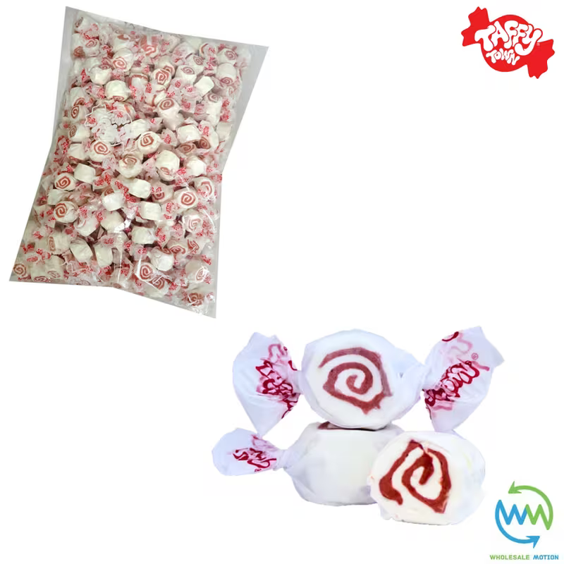 RED VELVET SALT WATER TAFFY Sweets SOFT CANDY Taffies SWEET Chewy Retro Party INDIVIDUALLY WRAPPED Fruity SWEET Candy Gummy Jelly GUMMIES Jellies Snack Fruit Taffies Toffees