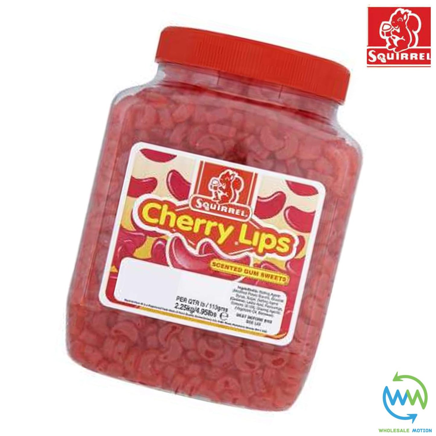 CHERRY RED LIPS Sweets SCENTED Candy FLORAL Gummy JELLY Squirrell PICK N MIX NEW Retro Candies Gummies Jellies Snack