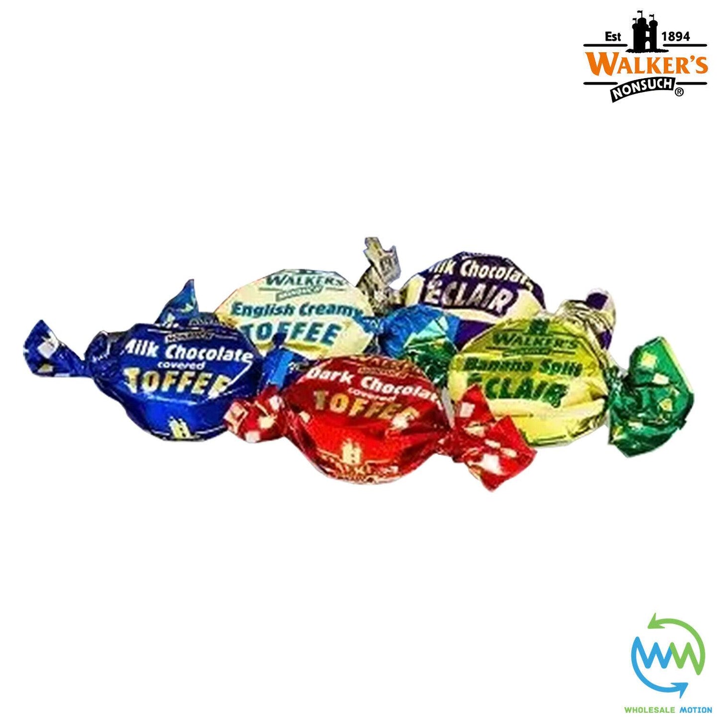 Walkers Nonsuch ASSORTED TOFFEES & ECLAIRS Retro PICK N MIX SWEETS Party CANDY Traditional Chocolate Snack